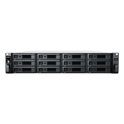 Unidad de Expansión RX1222sas | 12 Bahías SAS/SATA 3.5" o 2.5" | Diseño Redundante | Fuentes de Alimentación Dobles | Compatible con Unidades Synology.
