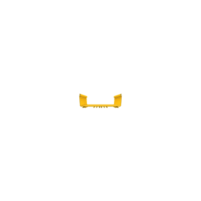 Canaleta FiberRunner™ 12X4, de PVC Rígido, Color Amarillo, 3 m. de Largo