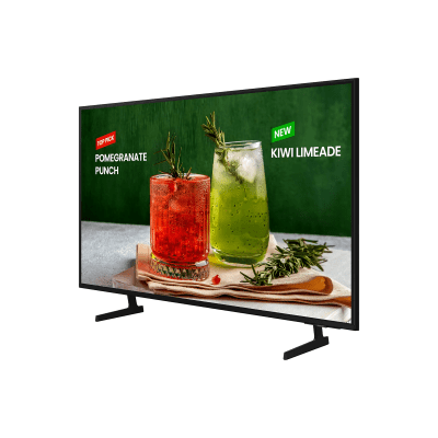 Television Profesional LED de 55" / UHD 4K (3840x2160p) / 3 años de garantia / Entradas de Video HDMI / Bocinas Integradas de 20 W / Compatible VESA / Ideal para uso comercial y residencial.