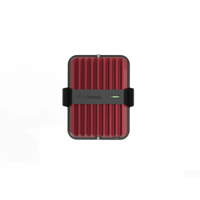 Amplificador Celular Drive Reach Overland para Vehículos Todo Terreno / Multioperador y Multidispositivo / Amplificación 32x / Tribanda (B5, B2/25 y B4) / Ganancia Máxima 50 dB / Antena Omnidireccional plegable.