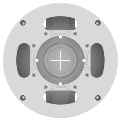 Caja de conexion para uso interior compatible con Camaras tipo domo IP Serie X Hanwha, XND-C9083RV, XND-C8083RV, XND-6083RV, XNV-9083R, XND-8082RV