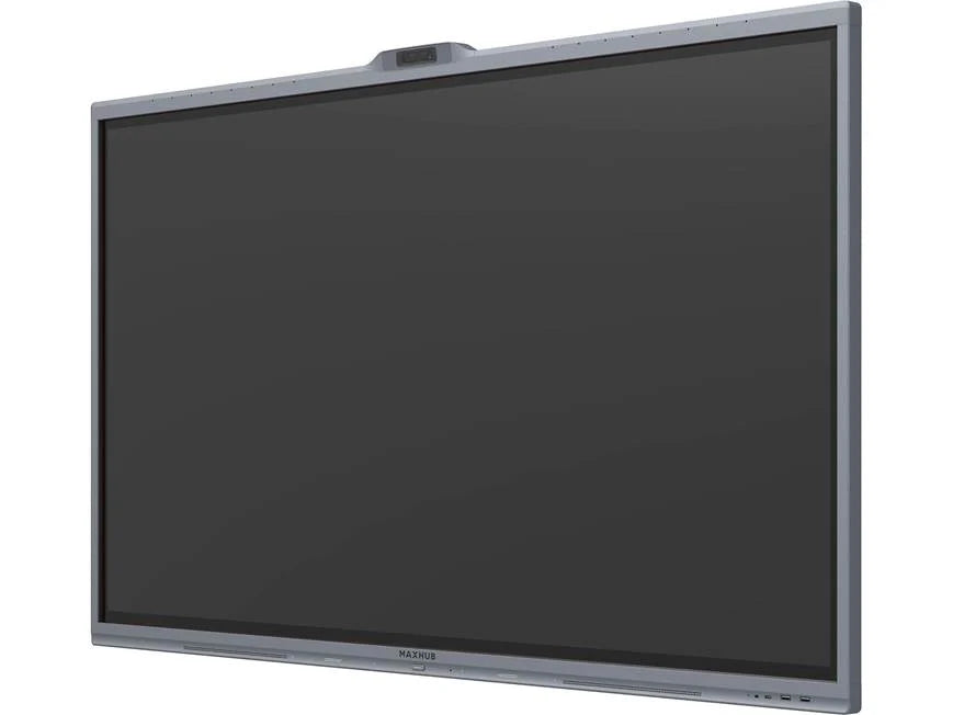 MAXHUB V6550 Pantalla de 65" interactiva 4K serie XBoard V7, 50 puntos de contacto, Incluye 3 cámaras de 50 mp. impulsadas por IA, altavoces incorporados, Matriz de 16 micrófonos amplio rango de captación 180° y 49 pies Reducción de ruido por IA