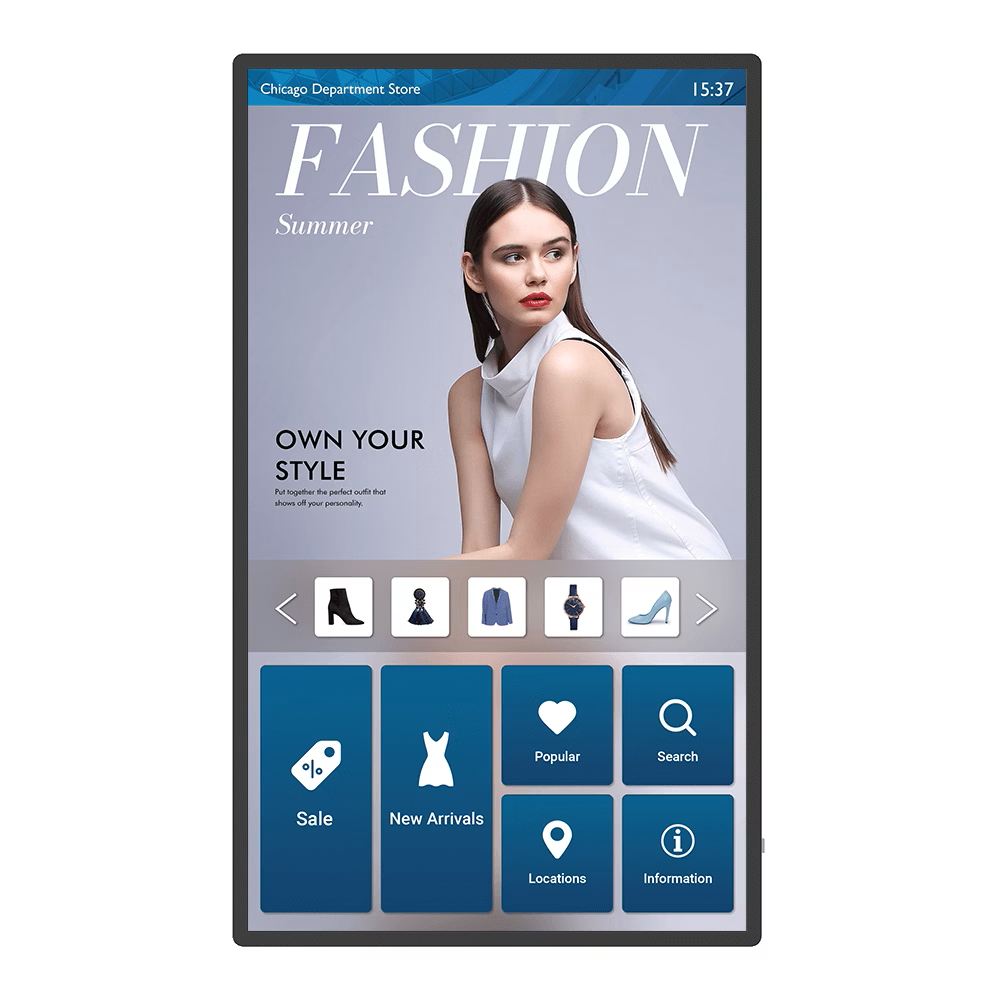 BENQ IL5501 Pantalla DE 55" 139.7cm digital Signage, Pantalla 4K UHD con antirreflejo. Contenido en modo vertical u horizontal. Sistema Operativo Android. resistentes a los gérmenes recubiertas con una fórmula patentada garantiza una protección duradera