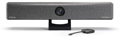 BARCO ClickShare Bar Core Barra de vídeo para conferencias inalámbricas, Audio estéreo nítido y de alta calidad Cámara 4K avanzada impulsada por IA Instalación simplificada Inversión.