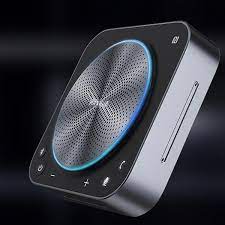 MAXHUB BM35 Altavoz Bluetooth para Conferencias - Micrófono Omnidireccional 360°, Alcance 6m, Cancelación de Ruido con IA, Sonido Hi-Fi, Conexión USB-C/Dongle, Batería 30h. Speakerphone Profesional para Zoom, Teams y Salas de Juntas Grandes.