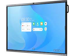 Monitor interactivo MAXHUB S6520 de 65 pulgadas con cámara de 50MP, Android 14 EDLA y 50 puntos táctiles para videoconferencias profesionales.