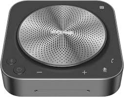 MAXHUB BM35 Altavoz Bluetooth para Conferencias - Micrófono Omnidireccional 360°, Alcance 6m, Cancelación de Ruido con IA, Sonido Hi-Fi, Conexión USB-C/Dongle, Batería 30h. Speakerphone Profesional para Zoom, Teams y Salas de Juntas Grandes.