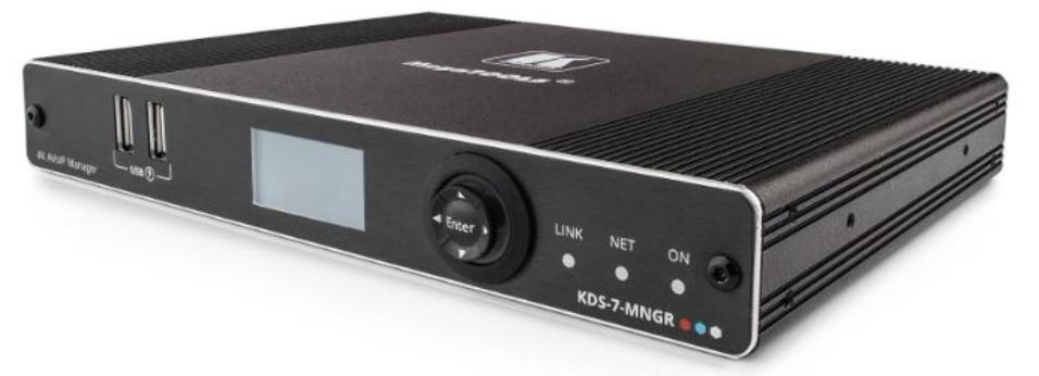Kramer KDS-EN7 Codificador AVoIP de alto rendimiento y alta escalabilidad 4K60 4:2:0, HDR10 sobre red 1G