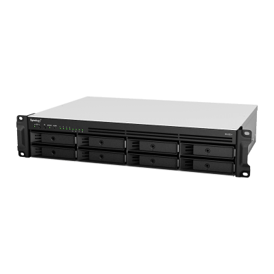Servidor de Almacenamiento en Red RackStation RS1221+ | 8 Bahías | Expansión a 12 Bahías | CPU AMD Ryzen V1500B | 4 GB DDR4 ECC | RAID Soportado | 10/25GbE | Synology High Availability | Protección de Datos Integral.