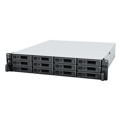 Servidor de Almacenamiento RackStation RS2423RP+ | 12 Bahías | 2U | Hasta 216 TB | Rendimiento 3,500/1,700 MB/s | Expansión a 432 TB | 10GbE | Fuentes de Alimentación Duales | Alta Disponibilidad.