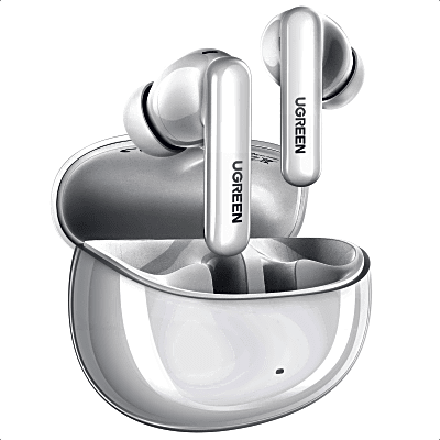 Auriculares Inalámbricos HiTune T3 Pro con Cancelación Activa de Ruido / Bluetooth 5.4 / Autonomía 30 Horas con Estuche / USB-C / Carga Rápida / AAC-SBC.