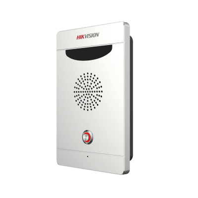 Estación de Alarma de Pánico / Audio Bidireccional / Altavoz 3W Integrado / Micrófono Omnidireccional / 2 Entradas y 2 Salidas de Alarma / IP65 IK08 / Montaje Pared y Empotrado / Exterior Aluminio.