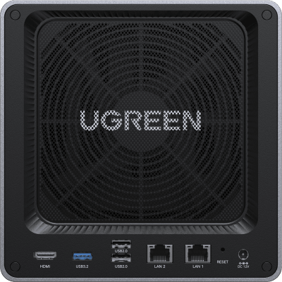 NASync DXP4800 | SO UGOS Pro | Intel N100 12th Gen Intel® Quad Core™ | 4-Bahias (SATA) hasta 96TB | 2* M.2 SSD hasta 16TB| 8GB DDR5 (Exp. a 16GB) | 2.5Gb Dual Ethernet | HDMI 4K | 2* USB2.0 | 1*USB 3.2Gen | 1* USB 3.2Gen2 | 1*USB-C 3.2Gen2 | SD