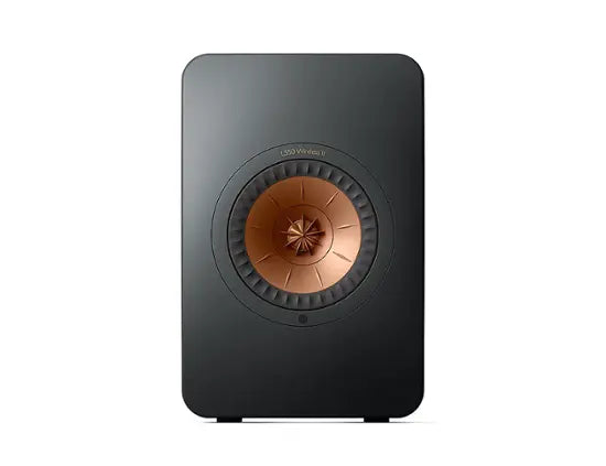 KEF LS50W II Altavoz de estantería, HiFi inalámbricos de 2 vías, Compatibilidad inalámbrica con AirPlay 2, Chromecast y más. Disponible en colores Blanco, Negro, Gris, Rojo. 1 PAR
