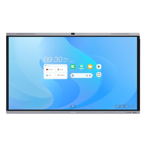 MAXHUB S6520 Monitor Interactivo de 65" 4K | Android 14 Certificado EDLA | Cámara 50MP y 8 Micrófonos | 50 Puntos Táctiles, 8GB RAM, 128GB ROM | Sonido 40W y NPU para Videoconferencia Profesional y Colaboración