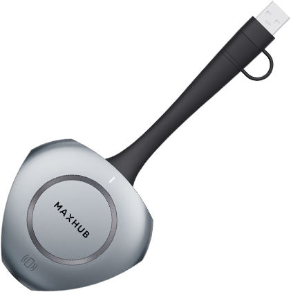MAXHUB WT13 Dongle de Compartición de Pantalla Inalámbrico, Sin instalación o controladores requeridos Interfaz Type-C y Adaptador Type-A