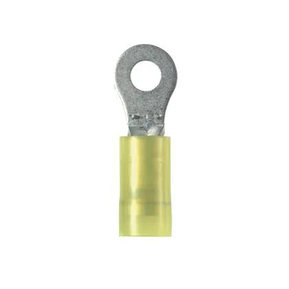 Zapata Terminal Aislada de Ojillo para Calibre 10 AWG. Paquete de 500pz