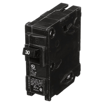 Interruptor automático enchufable tipo QP 1 polos, 30 amp