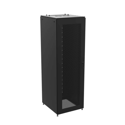 Gabinete de Telecomunicaciones ProLine S1, 600 mm de Ancho, 900 mm de Profundidad, 24 UR, Color Negro
