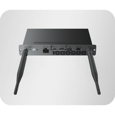 Módulo de Cómputo MCore-OPS-T para MeetingBoard 65”, 75” y 86” con Windows 11 IoT optimizado para Teams Rooms