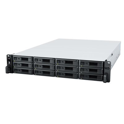 Unidad de Expansión RX1222sas | 12 Bahías SAS/SATA 3.5" o 2.5" | Diseño Redundante | Fuentes de Alimentación Dobles | Compatible con Unidades Synology.