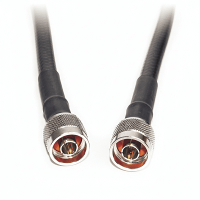 Jumper Coaxial con Cable epcom405 | Conector N Macho en los extremos | 15 metros de longitud.
