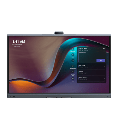 Yealink MeetingBoard 86 Pro, Centro de Colaboración Inteligente con IA, 4K UHD, Android 13, Micrófonos Integrados y Cámara Ultra Gran Angular