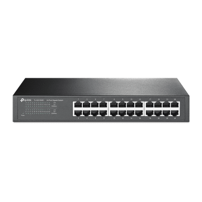 Switch Gigabit no administrable de 24 puertos 10/100/1000 Mbps para escritorio/rack