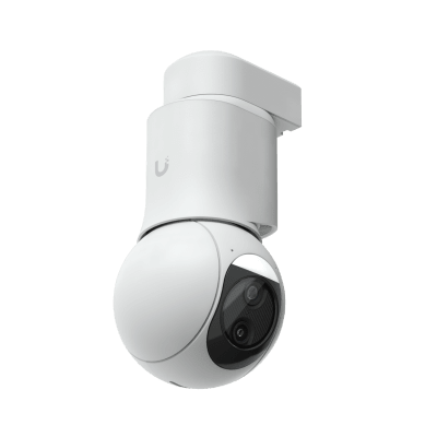 Cámara UniFi Protect G6 PTZ Color Blanco, Doble Lente 4K, Zoom Híbrido 10x, Motor AI Multi-TOPS, Visión Nocturna IR 30m, Audio Bidireccional, Protección IP66, Resistencia al Vandalismo IK04