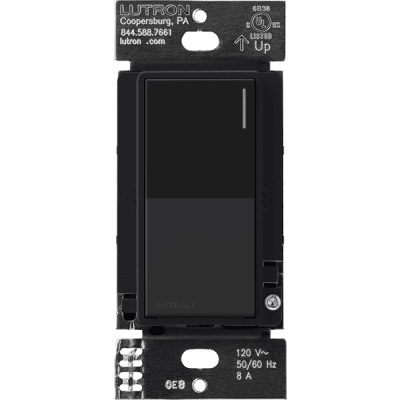 (RadioRa3) Apagador Sunnata color blanco para linea Radio Ra3, 8A de iluminacion, 5.8A Motor