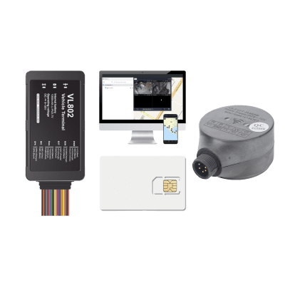 Kit localizador vehicular / 4G LTE / BLE / RS485 / Audio dos vias (requiere accesorios) / incluye SIM500MB2Y, Plataforma EPCOMGPSCODE y UL212 Sensor ultrasonico