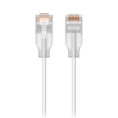 Patchcord UniFi Etherlighting™ de 2m metros, hasta 2.5G / Soporta hasta POE+++ / Conector RJ45 transparente para mejores efectos de luz con Switches USW PRO MAX