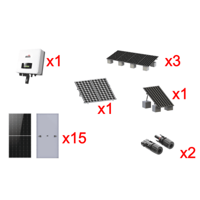 Kit Solar Interconexion / 9kW 220Vca / Inversor AFORE / Montaje Incluido