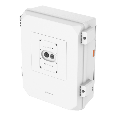 Gabinete SBP-150NBW / PC (Policarbonato) y Aluminio / IP66 IK10 NEMA 4X / Carga Máxima 15 kg / Dimensiones 360x420x163.1 mm / Color Blanco