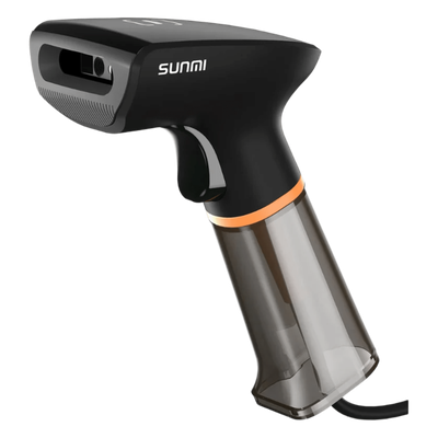 Escáner 2D Portátil / CMOS 640×480 / Precisión ≥3 mil / QR y EAN13 / USB Tipo A / Caídas 1.2 m (3.9 ft)