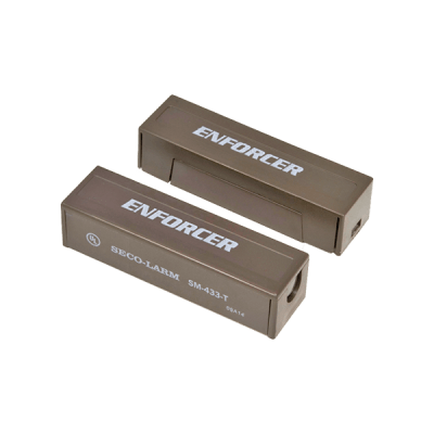 Contactos Magnéticos de Montaje Superficial / Terminales Chapados en Oro / SPST (N.O.) / Circuito Cerrado / Imán Neodimio / 11/4" Brecha / Plástico ABS