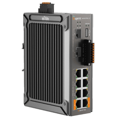 Switch de Red SP3010FM-L2 (V3) / 8 Puertos 10/100/1000Mbps PoE / 2 Puertos SFP 1000M/2.5Gbps / 240W PoE Budget / 26Gbps Capacidad de Conmutación / 19.3Mpps Tasa de Reenvío / DIN-Rail, Pared, Escritorio / -40℃~75℃ / CE, FCC, RoHS, UKCA, R