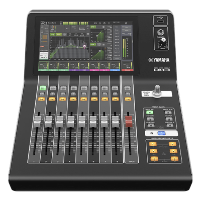 Consola de Mezcla Digital / 16 Canales / 8 Salidas / Pantalla Táctil 9" / Dante Integrado / 12 XLR + 4 Combo / 6.5 kg