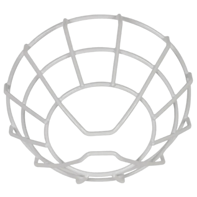 Protector De Rejilla Anti Vandalismo Y Golpes Accidentales, Color Blanco, Para Sirenas/Estrobos/Bocinas System Sensor, Montaje a Ras en Techo, 8.26"Altox8.26"Anchox3.54"Profundidad