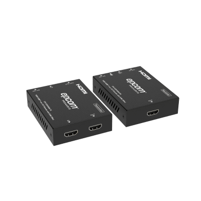 Extensor HDMI | Soporta KVM | Transmisión hasta 100 m | Cable CAT6 | 1080P@60Hz | Copia EDID automática | Sin compresión ni retraso | PoC