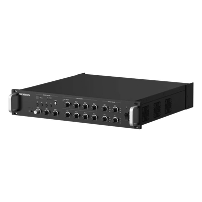 Amplificador de Red / 4 Zonas 250W / Salida 100V/70V / Bluetooth 5.0 / Entrada de Alarma / Síntesis de Voz TTS