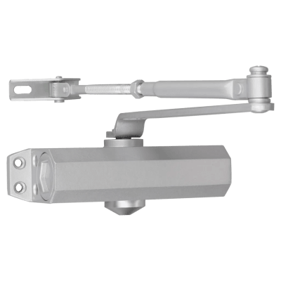 Cierra Puertas / De Superficie / Puertas de Metal / Puertas de Madera / Ajustable para Tamaños / Puertas Hasta 65 kg / Incluye Herrajes / Brazos de Acero Forjado