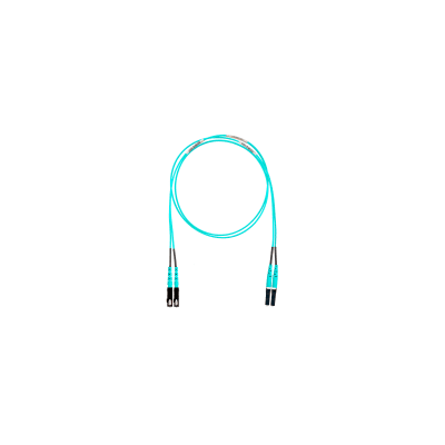 Jumper de Fibra Optica Multimodo 50/125 OM4, LC-SC Duplex, LSZH, Color Aqua, 6 Metros