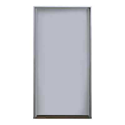 Puerta metálica galvanizada 3x7 pies / Resistente a fuego por 180 min. /Preparación para cerradura cilíndrica y refuerzo para cierra puerta