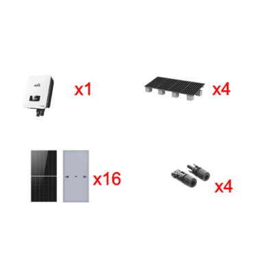 Kit Solar Interconexion / 10kW 220Vca / Inversor AFORE / Montaje Incluido