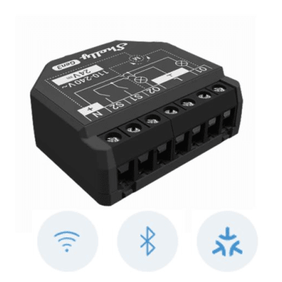 Apagador inteligente Wifi 2.4 / 2 canales Para apagador doble / 10A por canal / Compatible con asistentes de voz