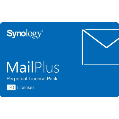 Paquete de Licencias Synology MailPlus | 20 Cuentas de Correo Electrónico Activas | Licencias Permanentes | Compatible con Synology NAS | Alta Disponibilidad | Migración de Licencias.