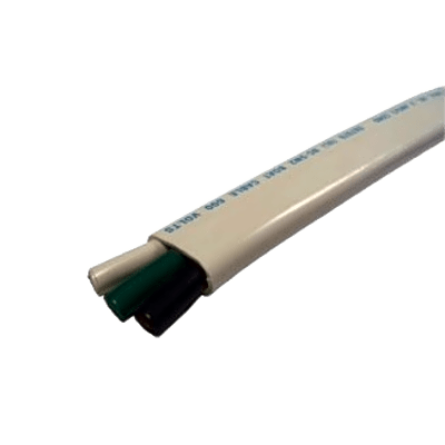 Cable Cobra B7W16T-30 / 16 AWG / 100 pies (30.48 m) / 3 Conductores / Cobre Estañado / Aislamiento Blanco / UL 1426 / UL Listed BC-5W2