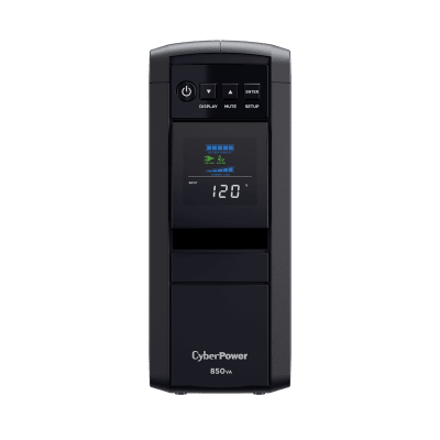 UPS de 850 VA/510 W, Topología Línea Interactiva, Entrada 120 Vca NEMA 5-15P, Onda Senoidal Pura, Tipo Torre, Con 10 Tomas NEMA 5-15R