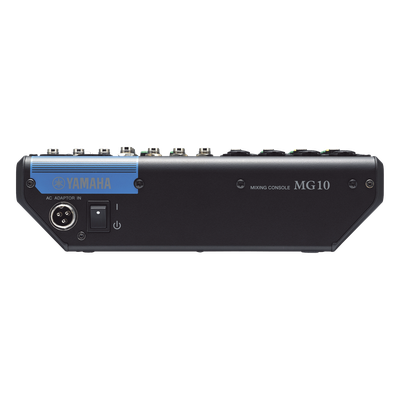Mesa de Mezclas Analógica / 10 Canales / 4 Entradas de Micrófono / 3 Entradas de Línea Estéreo / Phantom Power / Bus Estéreo con 1 Envío Auxiliar